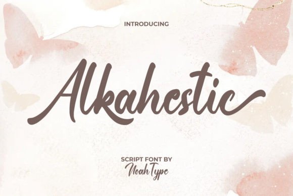 Alkahestic: Defining Modern Elegance in Thick Brush Calligraphy