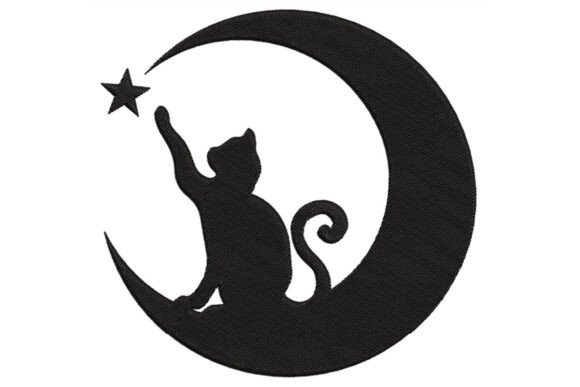 Black Cat on Moon: A Guide to Flawless Embroidery Results