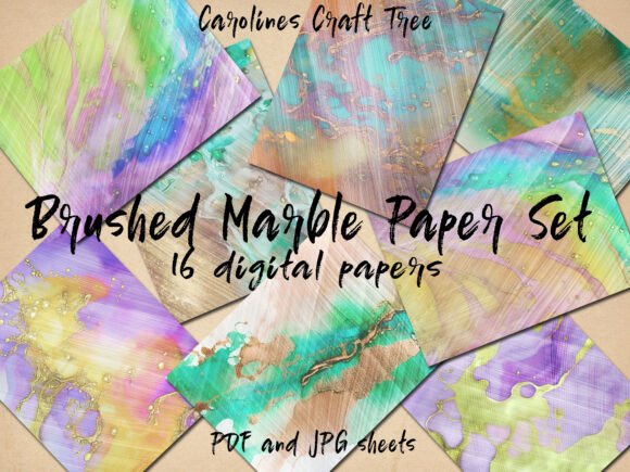 Brushed Marble Backgrounds for Design