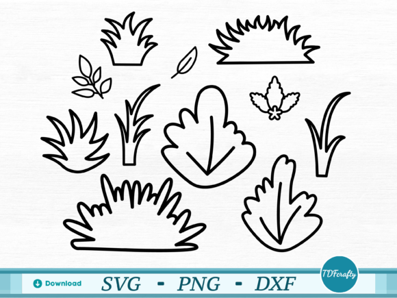 Cartoon Bushes and Leaves Outline: A Practical Guide for Designers and Crafters