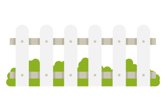 Green Bushes Behind White Wooden Fence C: A Practical Asset for Design Workflows