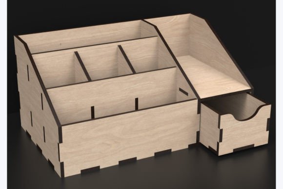 Laser Cut Desk Organizer Svg Files