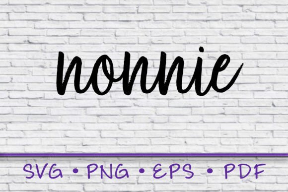 Nonnie SVG: Digital Cut Files for Creative Projects