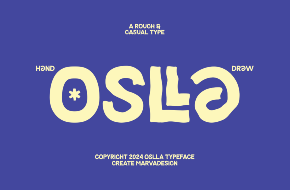 Oslla: A Bold, Dynamic Font for Creative Projects