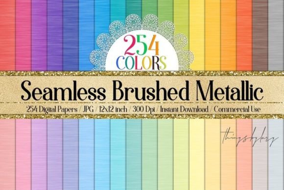 Seamless Brushed Metal Polish Papers