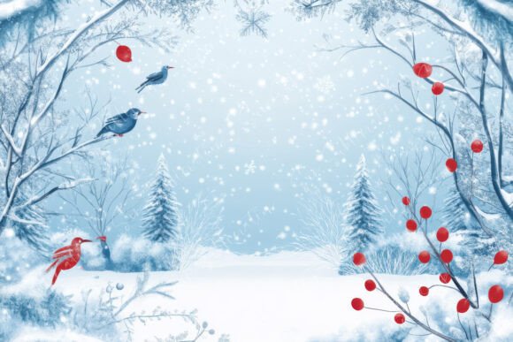 Serene Winter Landscape: A Visual Escape into Tranquility