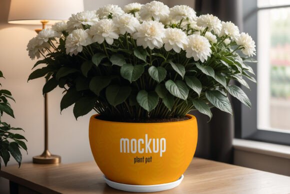 Visualize Your Ceramic Pot Designs with Plant Pot Mockup