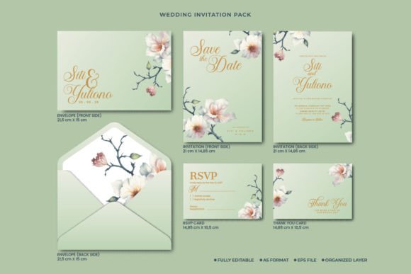 Wedding Invitation Pack Template: Elevating Your Event Design with Artistic Precision